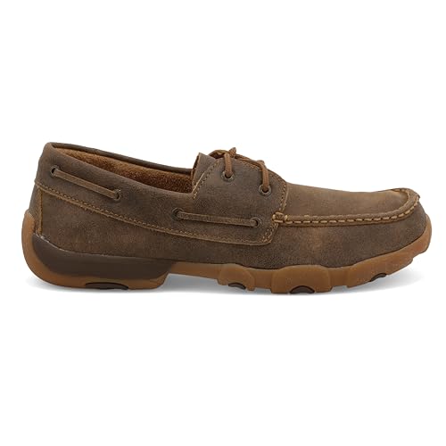 Twisted X Men's Boat Shoe Driving Moc, Moc Toe4