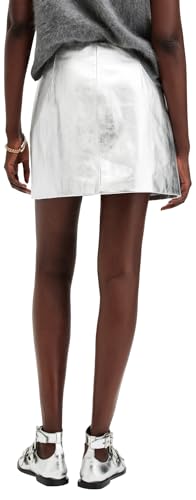 Women's Renai Slim Fit Leather Pencil Skirt4