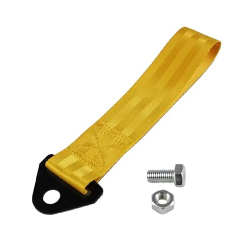 Fune di Traino Cavo di traino universale in nylon ad alta resistenza, cavo di traino for rimorchio, cinghia for occhiello di traino for auto da corsa, accessori for paraurti e rimorchi for auto(Yellow