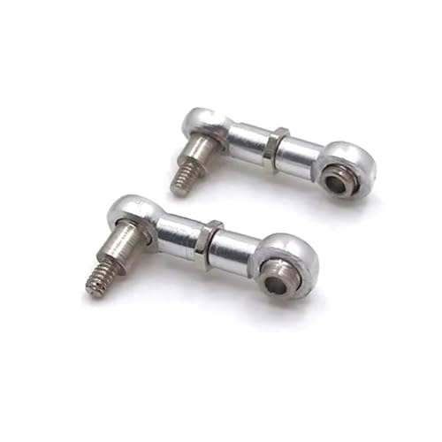 Bielle RC en métal argenté de haute précision pour WLtoys 1/28