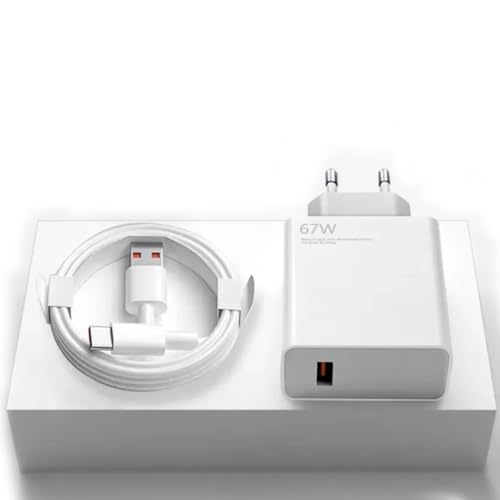 Câble 6A Type C et bloc Xiaomi 67 W pour recharger votre Redmi Note 9