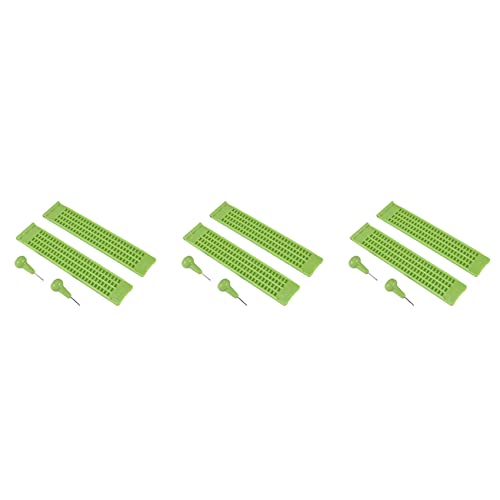 Ardoise Braille 4 lignes vert pour écrire droit sans froisser le papier