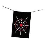 * 【Facile à utiliser】 : Cible de golf en toile aux couleurs vives et inaltérables, offrant une visibilité optimale. Cette grande cible se plie facilement et se transporte aisément partout.