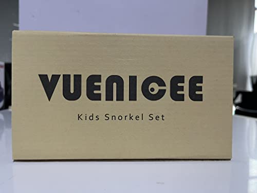 Foto von Taucherbrille Kinder - Schnorchelset Kinder Sicherheit Atmen Dry Schnorchel, Schnorchel Kinder Anti-Fog Panorama-Weitblick Tauchmaske Anti-Leck ab Jahre 5-12 für Tauchen, Schnorcheln und Schwimmen