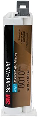 3M Scotch-Weld Structural Plastic Adhesive DP8010, Blue, 45 mL (1.52 fl oz)