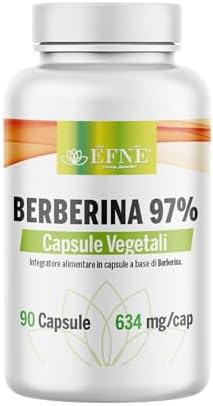 EFNE | Berbérine 97% de Concentration | Dosage Élevé 634 MG/Capsu...