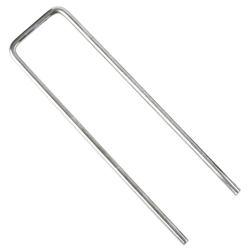 WERKA PRO - 11166 - Gavanised Staples - 15 x 4 cm - 10 Pieces, Silver - Image 2