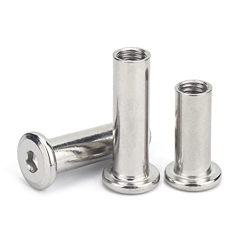 Douille hexagonale M4 avec écrous à capuchon pour assemblage bois - 6