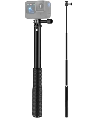 36"/92cm Waterproof Selfie Stick for GoPro - Vkesen Extendable Hand Grip for GoPro Hero 13/12/11/10/9/Max, Osmo Pocket 3, Insta360 X5/X4, AKASO EK7000 und other Action Camera