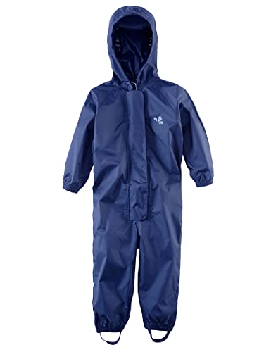 Muddy Puddles Unisex Baby Recycled Originals Waterproof All-in-One Puddlesuit, Navy Blue, 18-24 Months