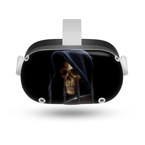 Head Case Designs Officially Licensed Tom Wood Reaper Monsters & Horrors Vinyl Sticker Skin Decal Cover Compatible with Meta Quest 2