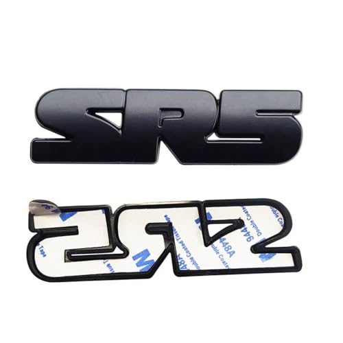 Image of 2pcs Overlay SR5 Fit for 2016-2023 Badge Embelm Nameplate Sticker (Matte Black)