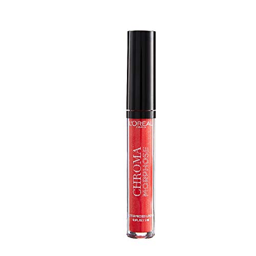 L'Oreal Chroma Morphose Glitter Pressed Lipstick - Night Viper 03