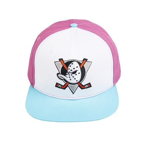 Image of TRIVINKIN Mighty Ducks hat Men's Duck hat Hockey Cap Adjustable Snapback Baseball Hat with Embroidered Logo Size (S-XL)