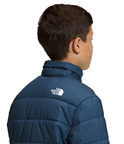 Image of The North Face Boys' Reversible Mount Chimbo Full Zip Hooded Jacket, Shady Blue, Small