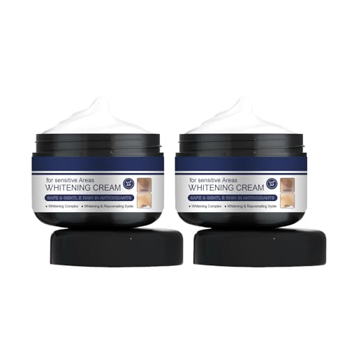 Crema Aclaradora Para Axilas, Crema Blanqueadora Natural, Crema Para Aclarar La Piel Oscura,Skin Moisturizing And Whitening Cream Para Axilas, Codos, Parte Interna De Los Muslos Y Cuerpo, 2 Pcs