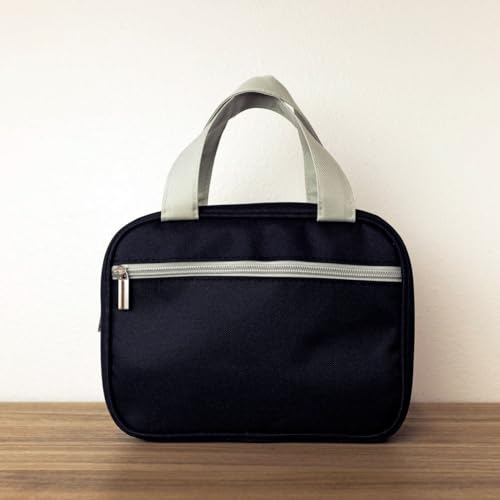 LDS Quad or Triple & Bible Scripture Carrying Case - Black with Grey Handles and Zipper Pouches Bag Tote3