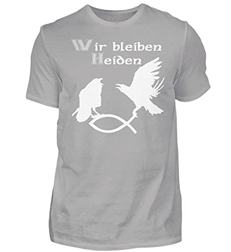 T-Shirt pour Homme Gris XXXL Hugin & Munin Haut de Gamme Vetement Grande Taille