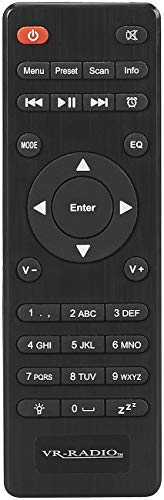 VR-Radio Netzwerk Radio: Digitaler WLAN-HiFi-Tuner mit Internetradio, DAB+, UKW, MP3, Alu-Optik...