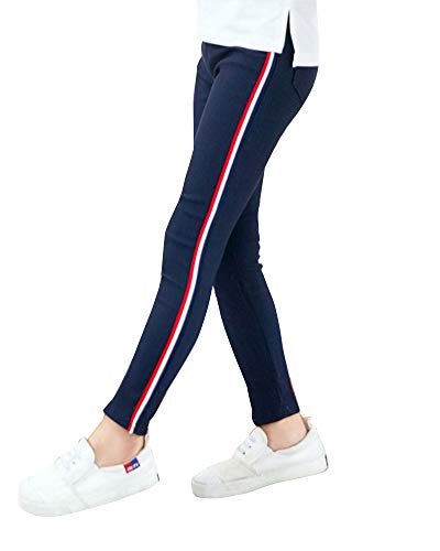 Niña Leggings de Color Sólido Slim Fit Casual Elástico Pantalones de Lápiz Jeggings Leggins