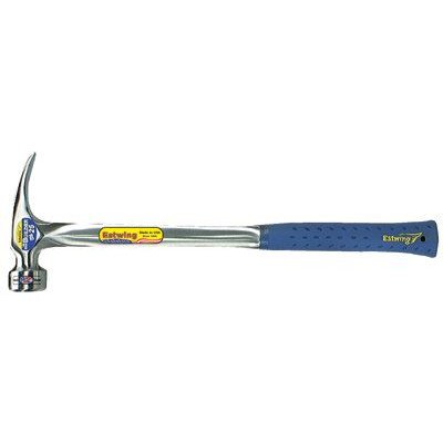Estwing Blue E3/25S E3/25S Straight Claw Framing Hammer - Vinyl Grip 708G (25Oz)