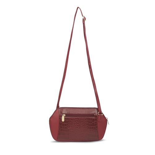 Image of Caprese York Small Sling Bag for Women with Adjustable Strap & Zipper Closure for Comfortable Wear | Versatile Handbag for Everyday Use, Travel, and Special Occasions