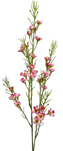 Set of 2 Pink Wax Flower Spray Artificial Flower