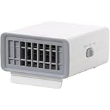 [山善] ヒーター セラミックヒーター セラミックファンヒーター コンパクト 速暖 ミニ 手元 ヒーター 2WAY (温風/送風) 小型 デスクヒーター スタンド付き ホワイト DMF-D021(W)