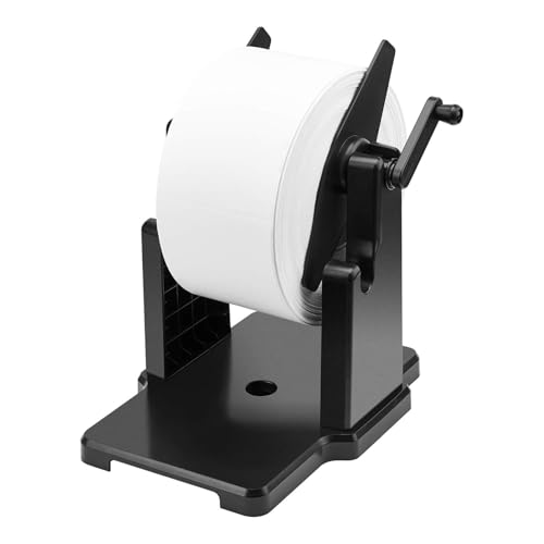Image of MUNBYN External Rolls Label Holder | 2 in 1 Fan-Fold Stack Paper Holder, For Desktop Thermal Label Printer