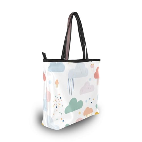 Image of Women Tote Bag, Large Shoulder Hobo Bags Casual Handbags Big Capacity Shopping Work Bag for Vacation, 5