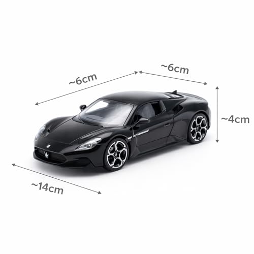 Image of Wizplex RMZ Hobby Maserati MC20 Die-Cast Car 1:32 Scale Model Supercar Pull Back Toy Vehicle for Boys and Collectors