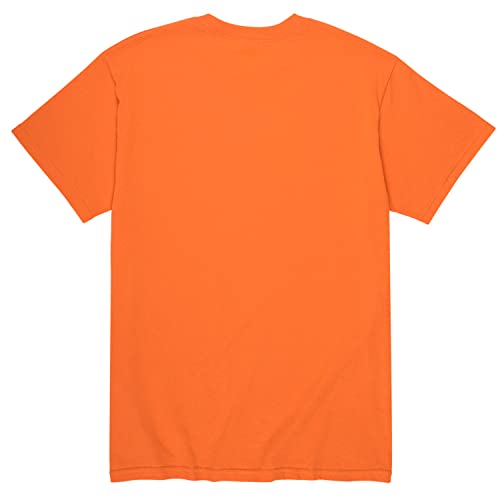 Pete the Cat - Meet Me at The Library - Men's Short Sleeve Graphic T-Shirt - Size Large Orange2