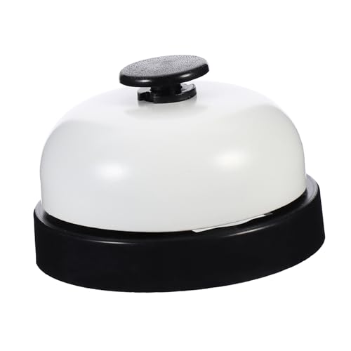 ELAYARD Campana De Servicio para Mesa 7.3X7.3X4.5 Pulgadas Timbre De RecepcióN para Hotel Restaurante Cocina FáCil Uso Y Transporte Ligero