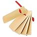 Toddmomy Bamboo Castanets 5-Piece Set Compact 4.72X2.16 Inch Traditional Chinese Kuaiban Clappers for Kids Music Education and Stage Performance