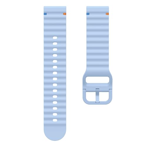 Image of YODI 22mm New Metal Buckle Original Colourful Stiching Points Silicone Strap Band Compatible with Amazfit GTR 2, GTR 2e, GTR 47MM / Noise Fit Endure, Fit Evolve, Fit Active Smartwatch Bands
