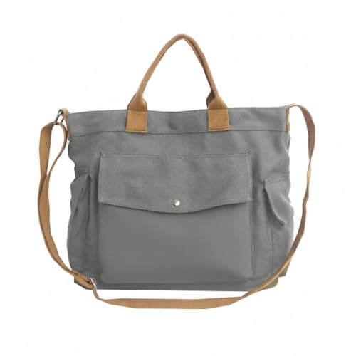 Canvas Crossbody Tote Shoulder Purse Bag for Women and Men