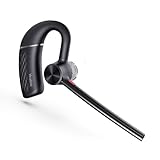 Yealink Bluetooth Headset BH71 Lite,Wireless Bluetooth Earpiece for Cell Phone，Single Ear Headset with Noise Canceling Mic for Office/Driving/Business,10Hrs Talktime,Mute