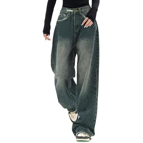 High Waist Stretchy Baggy Jeans for Women Cover