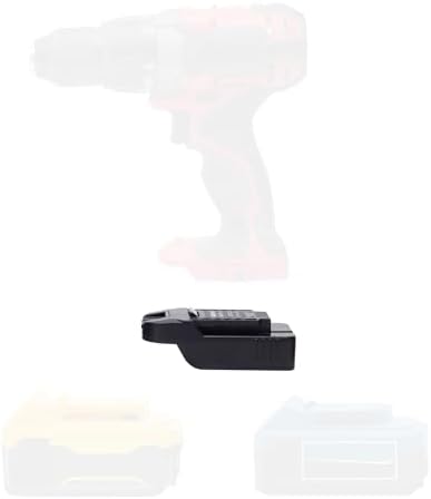 Adapter for Bauer 20v Max Cordless Tools, Compatible with De Walt 20V Max Batteries & Hercules Battery, Adapter Only, Black, 1 Pack (Dewalt & Hercules to Bauer 20v Tools)