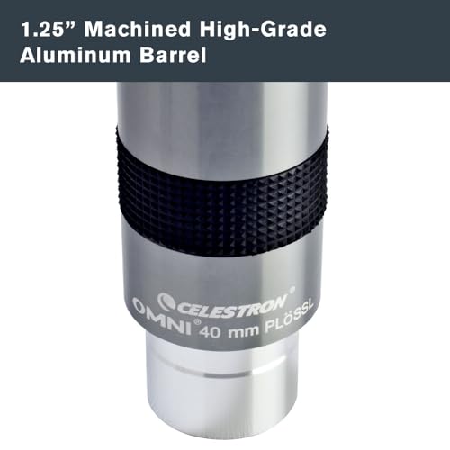 Celestron Omni 40mm ocular óptico 1.25 con lentes Plössl de cuatro elementos 7