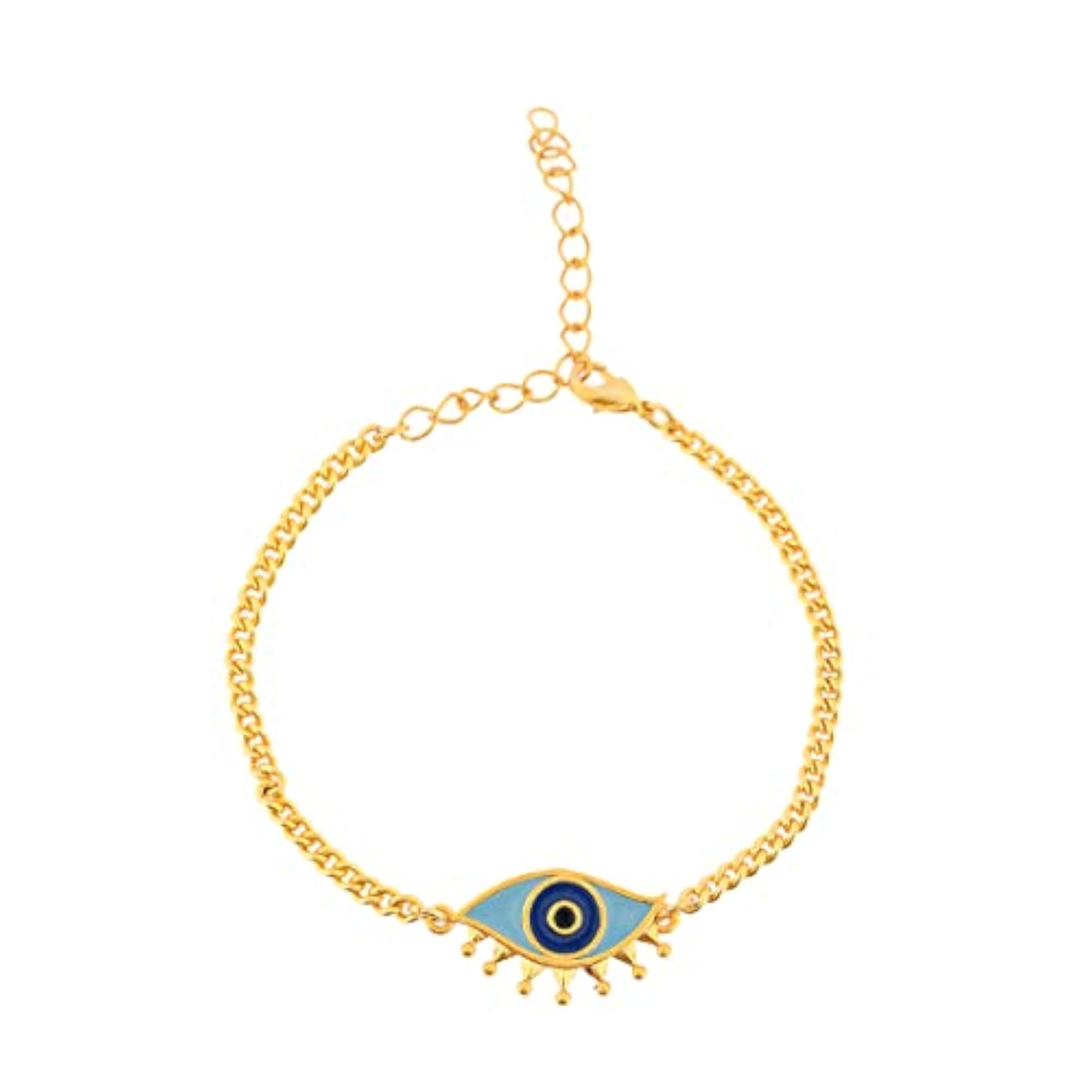 Evil Eye Plated Bracelet Protection Jewelry Charm