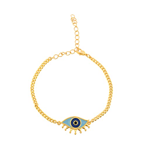 Evil Eye Plated Bracelet Protection Jewelry Charm