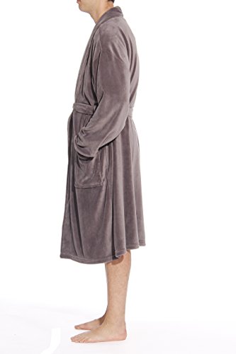 #followme Ultra Soft Plush Robe for Men with Shawl Collar2