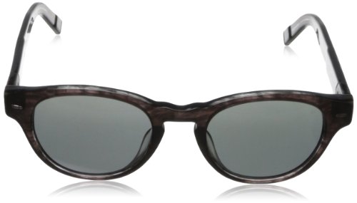 John Varvatos Men's V794 Round Plastic Sunglasses, Heather Grey, 49 Mm #TOP1