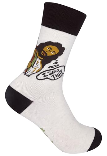 FUNATIC I Saw That Funny Jesus Socks for Men Women Teen Adult Church Friend