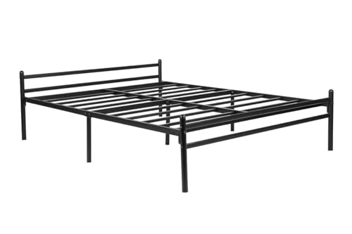 Image of Amelia Extra Single Size Bed Frame Without Mattress (Aiden) - Durable and Sturdy Design, Ideal for Bedrooms, Guest Rooms, Small Spaces - Easy Assembly, Modern Style