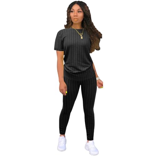 Nimsruc Two Piece Sets For Women Lounge Summer Outfits Casual Sweatsuits