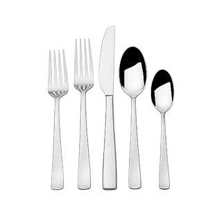 Mikasa Barrett 18.10 45 Piece Stainless Steel Cutlery Set, Service For 8