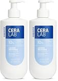 OMEOVITA CERALAB Lozione Idratante Viso e Corpo con Acido Ialuronico e 3 Ceramidi, Pelle Normale e Secca, 400ml (Confezione da 2)