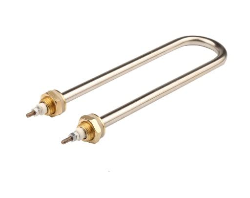 220V 1000W U Type Electric Heat Pipe M16 Copper Thread Water Heating Tube U-shape Heating Element Immersion Heating Tube Cartridge Heater Tube